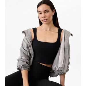 Athleta Transcend Square Neck Crop Top A-C cup